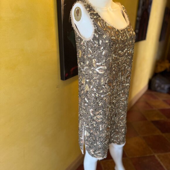 NWT! AllSaints Brellie Embellished Mini Dress Wedding Holiday Evening Size 4 - Picture 7 of 16